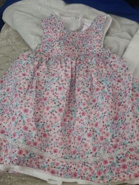 Tommy Bahama Baby Girl Floral Sundress - Size 12m- Tropical Spring/Summer